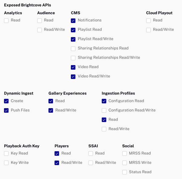 Require API Permissions