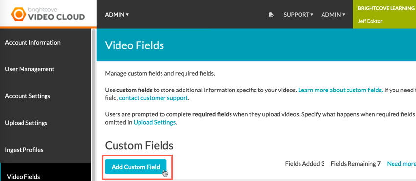 Add Custom Field
