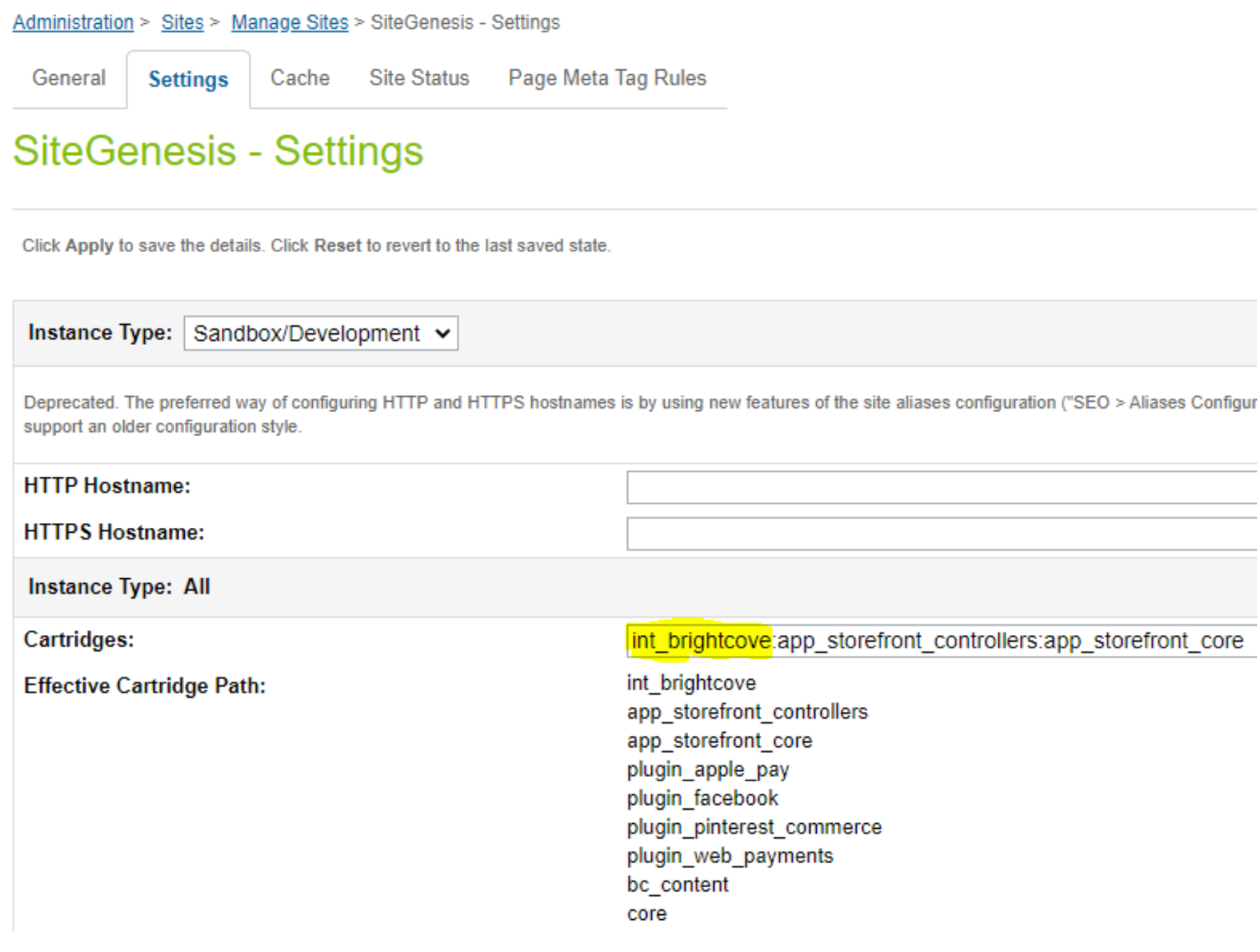 Add int_brightcove in Path
