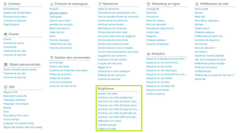 Locale Menu - French
