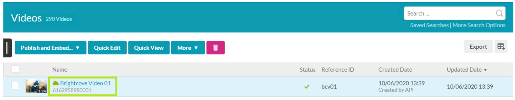 View Video in Studio